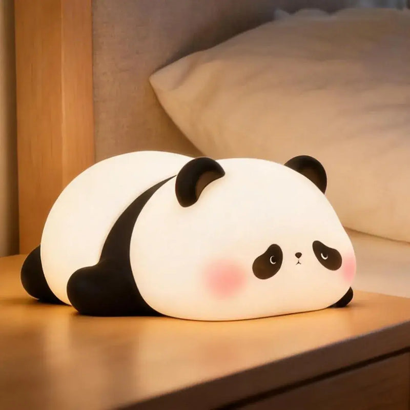 Rechargeable night lamp by Humsef, a stylish home decoration with a soft glow for cozy ambiance.