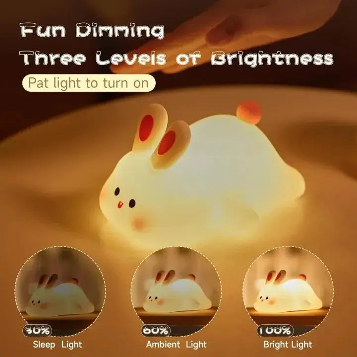 Humsef rechargeable night lamp for home decoration, featuring a soft glowing light and modern design, perfect for cozy spaces.